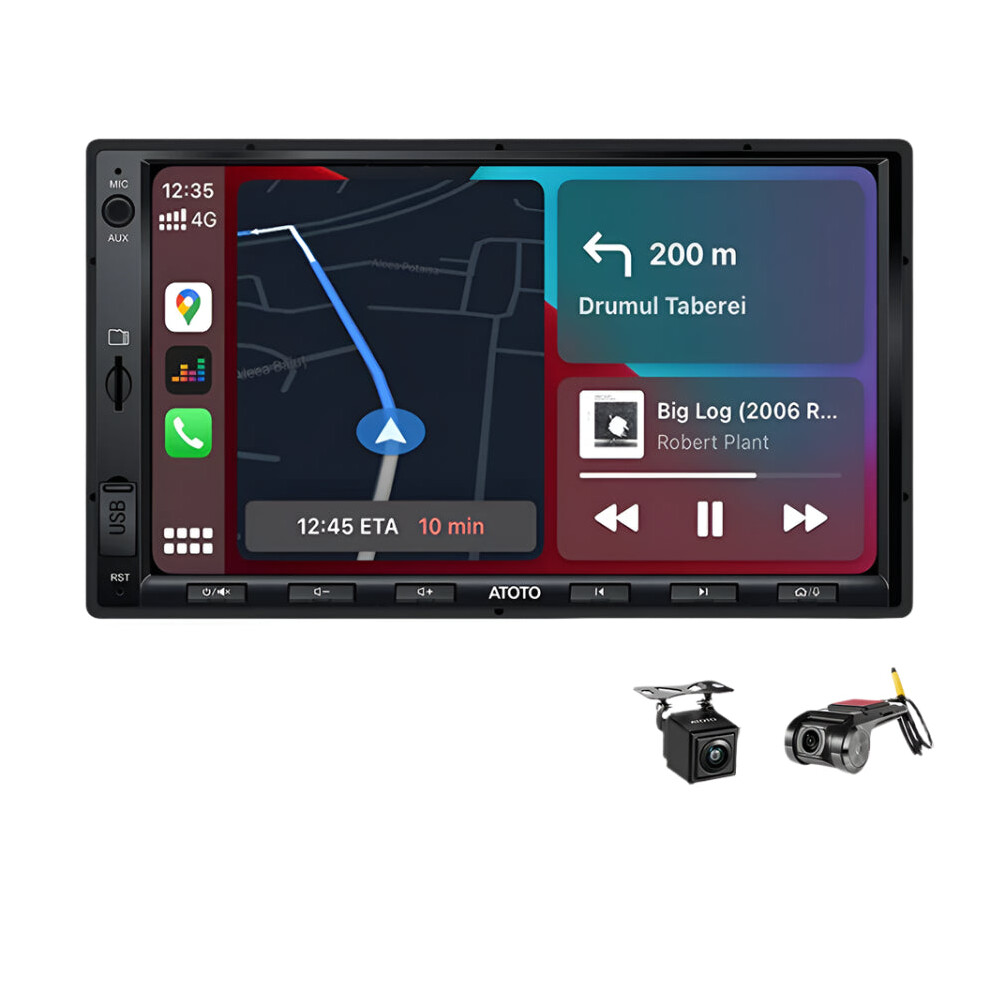 Atoto 7 2-Din Car Stereo With Wireless Android Auto & Carplay, Gps Navigation, S8 Standard Multimedia Player 384925583313