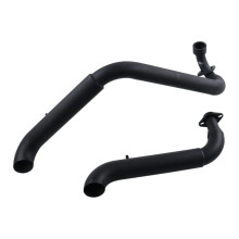 Yamaha Virago 535 XV400 Dual Exhaust Full System - Black Chrome Double Silencer Muffler for All Years
