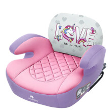 Portable ISOFIX Child Safety Seat Booster Cushion for Ages 3-12