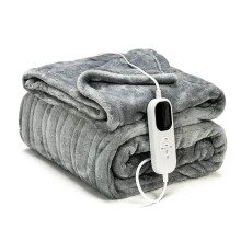 Smart Electric Heating Blanket with Zero Magnetic Field Technology and Hand Warmer for Winter Comfort