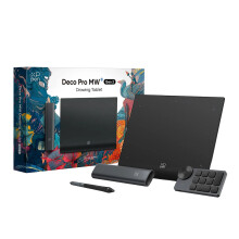 XP-Pen Deco Pro Gen 2 Graphics Tablet with World-First 16K Pressure Levels & X3 Pro Stylus for Digital Art & Design
