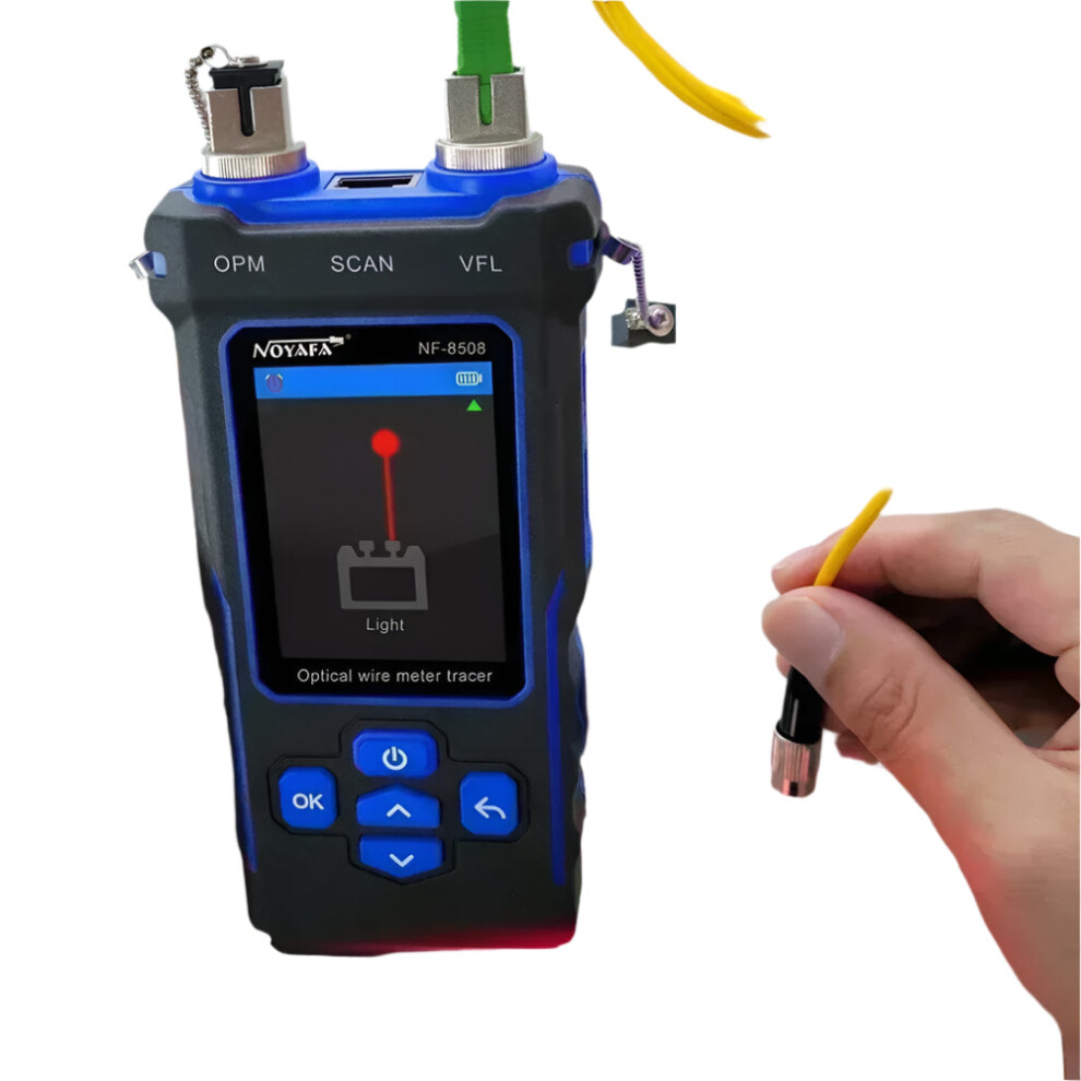 Lan Optical Power Meter & Cable Tester With Lcd Display - Noyafa Nf 8508: Wiremap, Length Measurement & Network Cable Tracker 313055541511