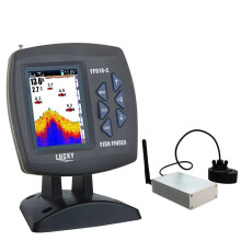 FF918 CWLS Advanced Wireless Fish Finder for Boats - 980 ft Range & 45Â Coverage