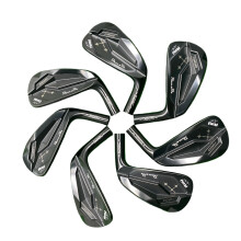 Romaro Black Soft Iron Forged Golf Irons Set - 7-Piece (4-9, PW) with Custom Shaft Options