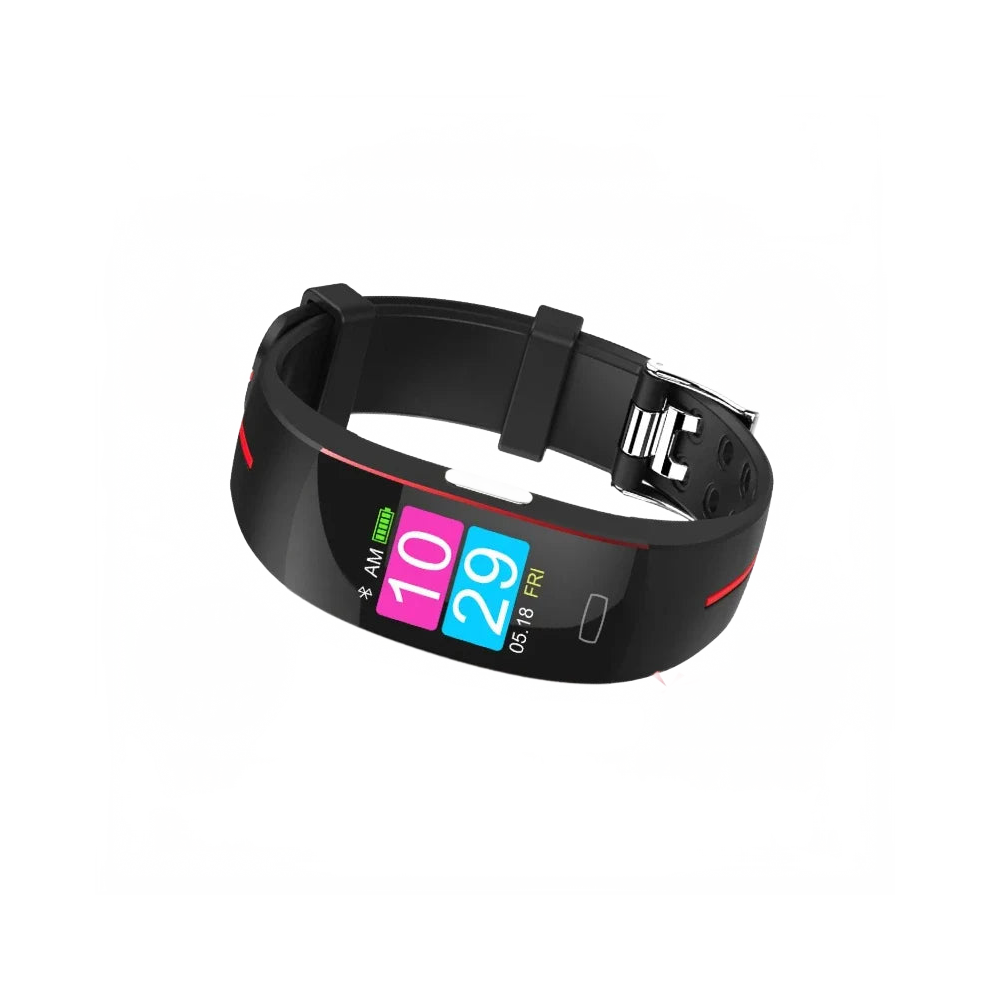 Smart Fitness Tracker Wristband: Blood Pressure Monitor, Heart Rate & Activity Tracker with ECG, PPG, HRV, Thermometer, and Breathing Rate Features