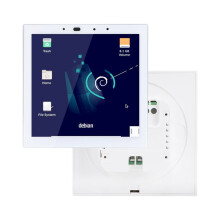 4-Inch Wall-Mounted Smart Home Control Panel with Android 11 & PoE - Tuya & Home Assistant Compatible