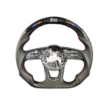 Custom LED RPM Carbon Fiber Racing Steering Wheel for Audi RS3/RS4/RS5/S3/S4/S5/A3/A4/A5 (2016-2023)
