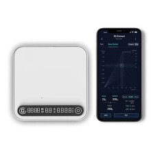 Precision Digital Coffee Scale with Auto Timer - 0.1g to 2kg Capacity for Espresso and Beans