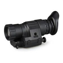 Advanced Digital Night Vision Monocular with J-Arm & Picatinny Rail Adapter for Hunting & Night Patrol - Compatible with PVS-14 IR