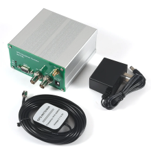Precision GPSDO Clock with 10kHz-220MHz VFO, LCD Display & 10MHz Output - US Plug
