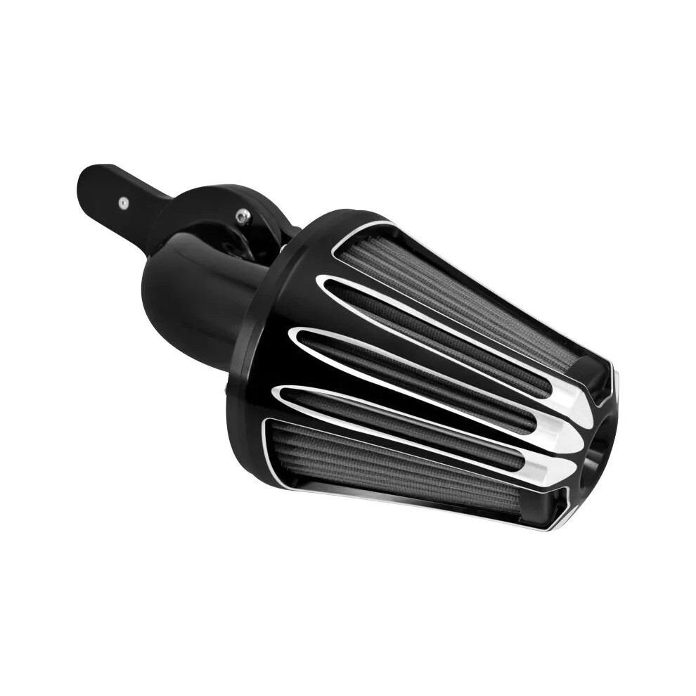 Air Cleaner Intake Filter For Harley Touring, Road King, Electra Glide, Softail, Fat Boy, Street Bob, Slim, Flht, Flhx Black 705353267352