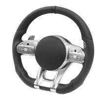 Mercedes-Benz AMG Sport Steering Wheel Complete Set for W204/W205/W212/W222/W221 - Compatible with E63S, C180, CLS, GLC, GLE, GLS, GLK, A, B, C, E, S