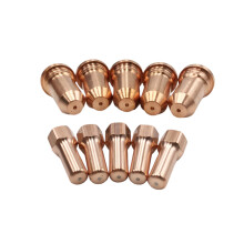 High-Performance Plasma Cutting Torch Consumables Kit - Includes 40 PT100 Electrodes & 40 Nozzles (52556, 51246, 51248)