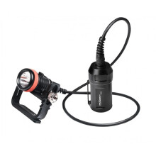 Orca D620 2700 Lumens CREE LED Scuba Diving Canister Light - 150m Waterproof Night Tech Dive Light
