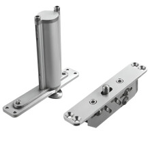 Heavy-Duty Automatic Door Closer: 300kg/500kg Capacity with 360Â Rotation & Rebound Positioning for Wooden Doors