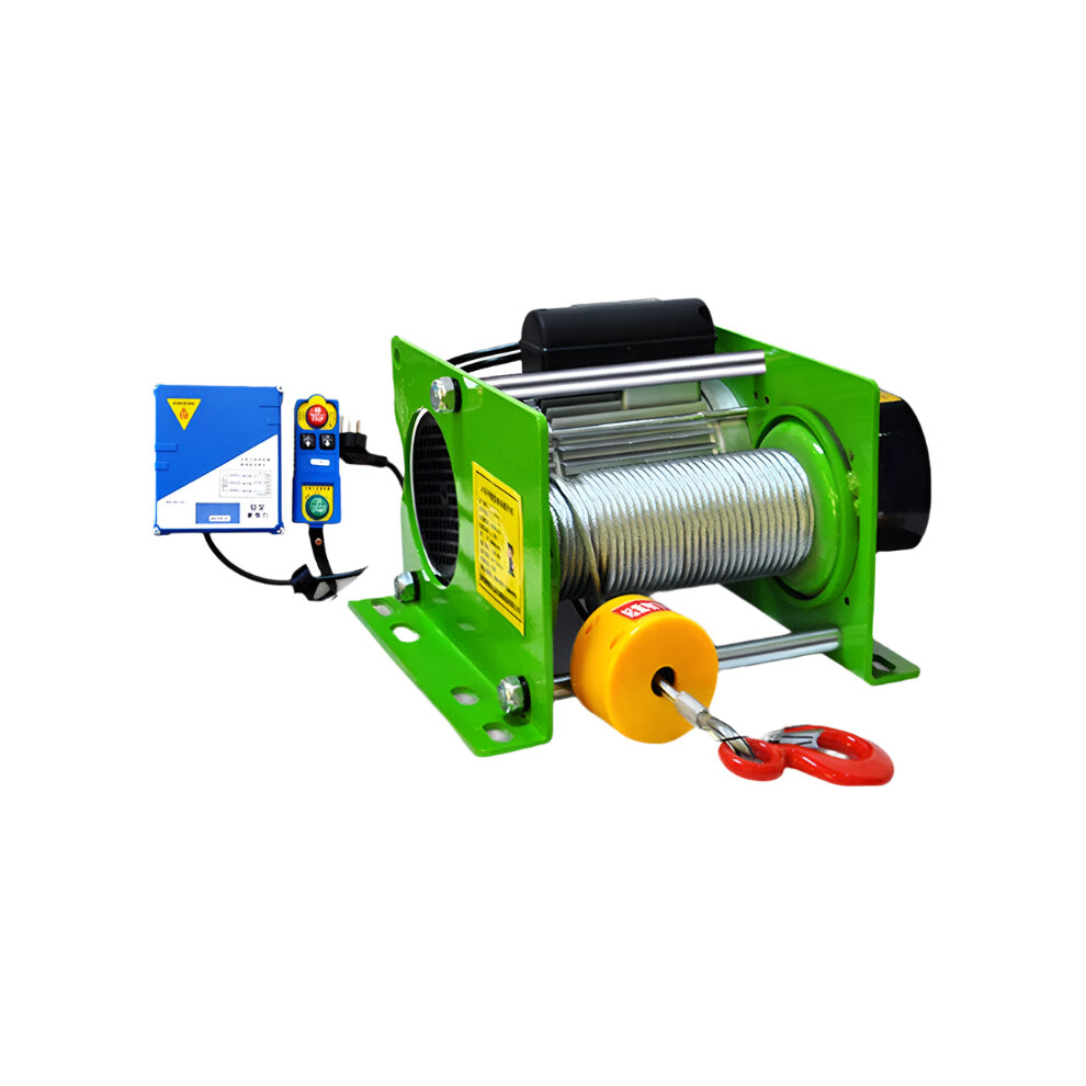 Heavy-Duty 220V Electric Hoist With Wireless Remote Control - German Style Fast-Lift Crane 7445013297215