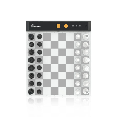 Chessnut Go Ultimate Portable Electronic Chessboard in Vibrant Orange