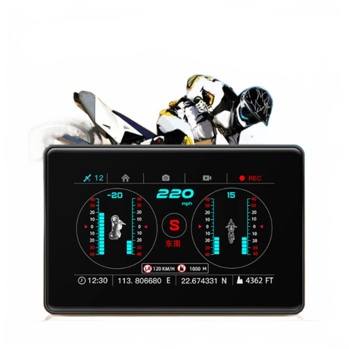Advanced Touchscreen C20M Car GPS Projector with Speedometer, Compass, and On-Board Display Alarm - 128GB Storage