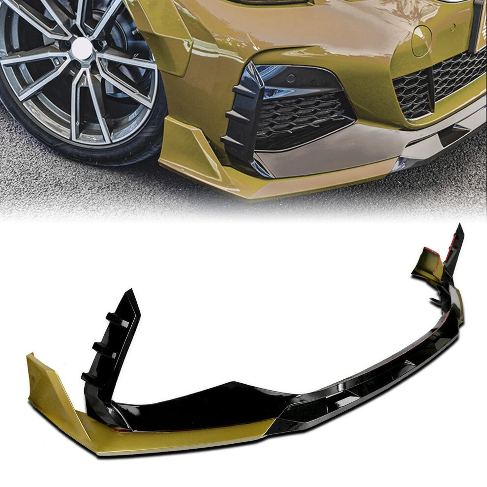 Bmw G20/G21/G28 3 Series Front Bumper Spoiler Lip Guard (2019-2021) By Akasaka 711181849301