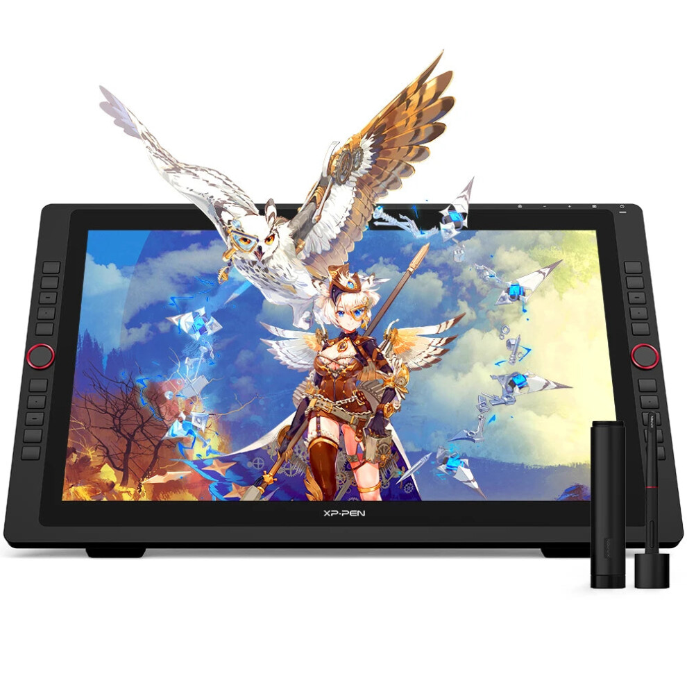 Xp-Pen Artist 22R Pro 21.5-Inch Graphics Tablet Monitor With 60Ã Tilt, 20 Shortcut Keys, Dual Wheels, And 120% Srgb Color Gamut 313044273256