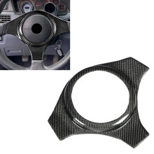 Glossy Real Carbon Steering Wheel Cover for Lancer Evo 7/8/9 Bezel Replacement