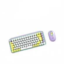 Logitech POP Wireless Keyboard & Mouse Combo: Vibrant Mechanical Bubble Keys for Home, Office, Tablet, Laptop, and Mac