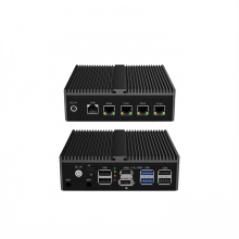 iKuaiOS G30W Fanless Network Host - Intel N100, 4x 2.5 Gigabit Ethernet, Expandable WiFi, 4G/5G Module Compatible Firewall Router