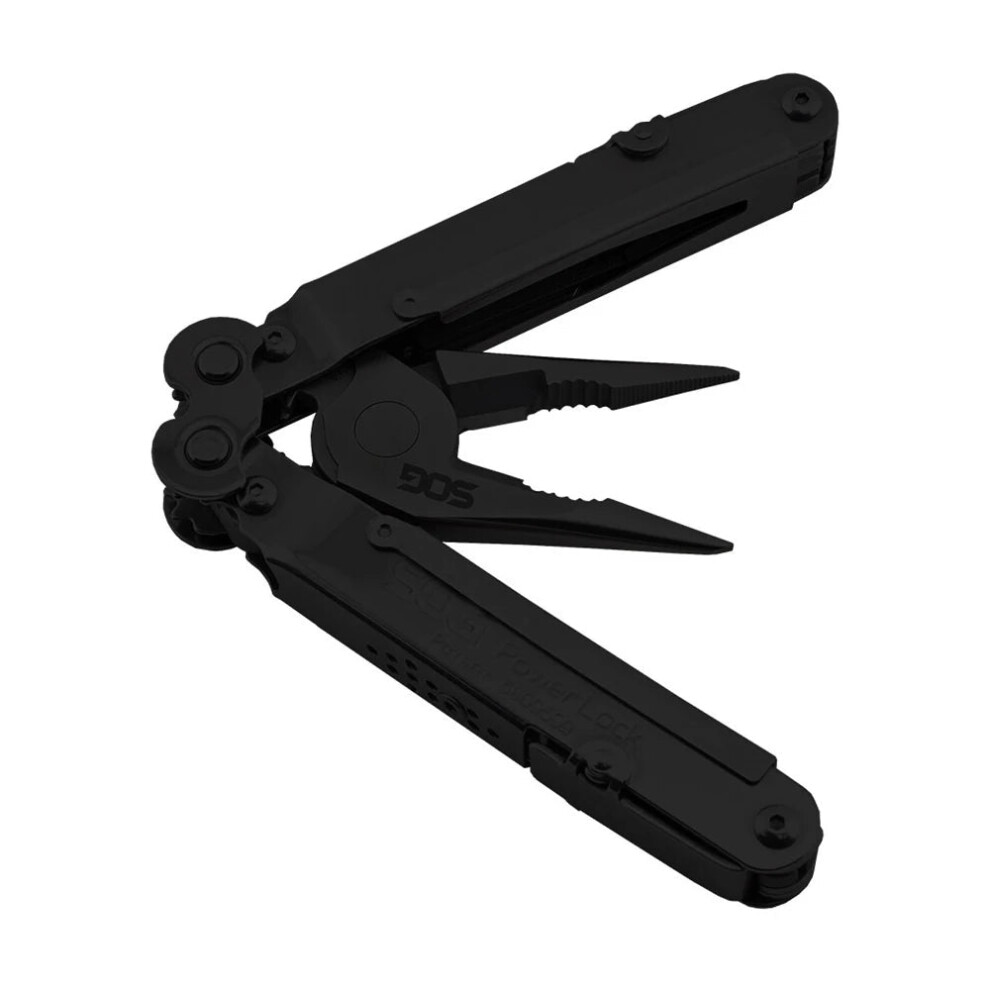 Sog Powerlock 18-In-1 Tactical Multitool With Military-Grade Folding Pliers And Pocket Knife For Outdoor Survival - Model B61n-Cp 7445018092051