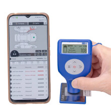 High-Precision LCD Auto Car Paint Film Thickness Gauge with 0-3000μm Range and 0.1μm Accuracy for FE/NFE Surfaces