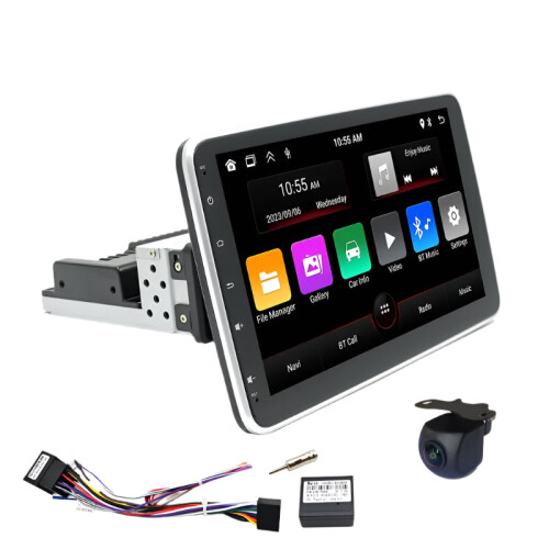 Peugeot 206 Android Car Radio: 10.1 Screen with Can Bus Decoder, Wireless CarPlay, Android Auto, WiFi, Bluetooth, FM/RDS, GPS