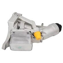 Premium Aluminum Oil Filter Housing with Gasket for BMW F-Series Models (F20, F21, F23, F30, F31, F32, F36) - Compatible with Part Numbers 1142859628