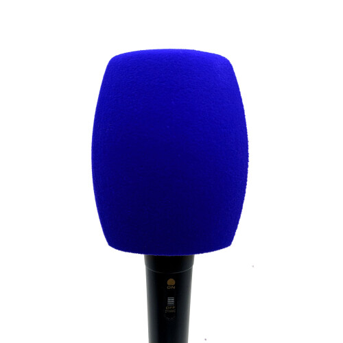 Custom Logo Flocking Triangle Microphone Foam Windshields - 10 Pack