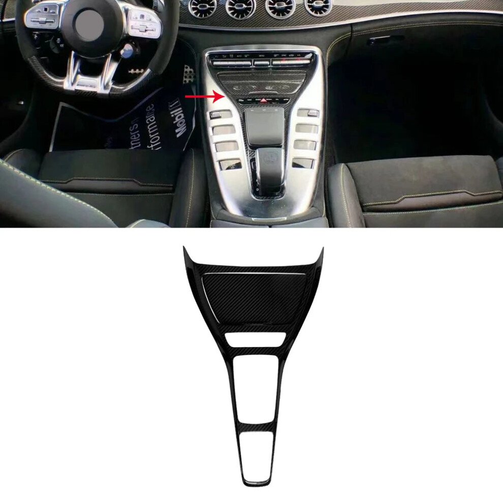 Premium Dry Carbon Interior Trim Set For Mercedes Amg Gt Gt53 Gt43 Gt63 (2020-2023) - Center Console & Gear Shift Frame Cover Panels 7445025636682