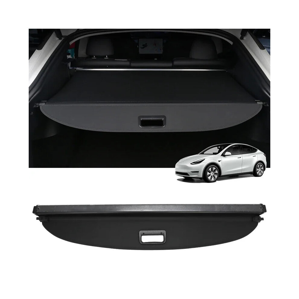 Tesla Model Y 2020-2023 Trunk Cargo Cover & Privacy Shield Organizer 705353578946