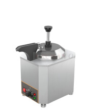 Stainless Steel 2L Commercial Sauce Warmer & Dispenser - Perfect for Chocolate and Cheese, Adjustable Temperature 30-85ÂC, 110V/220V