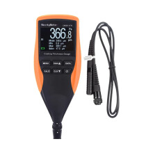 Advanced Coating Thickness Gauge Meter with TFT LCD Display - CM8811FN FE/NFE, 0-1250um (0-50mil) Range, Detachable Probes for Car Metal Paint Film T