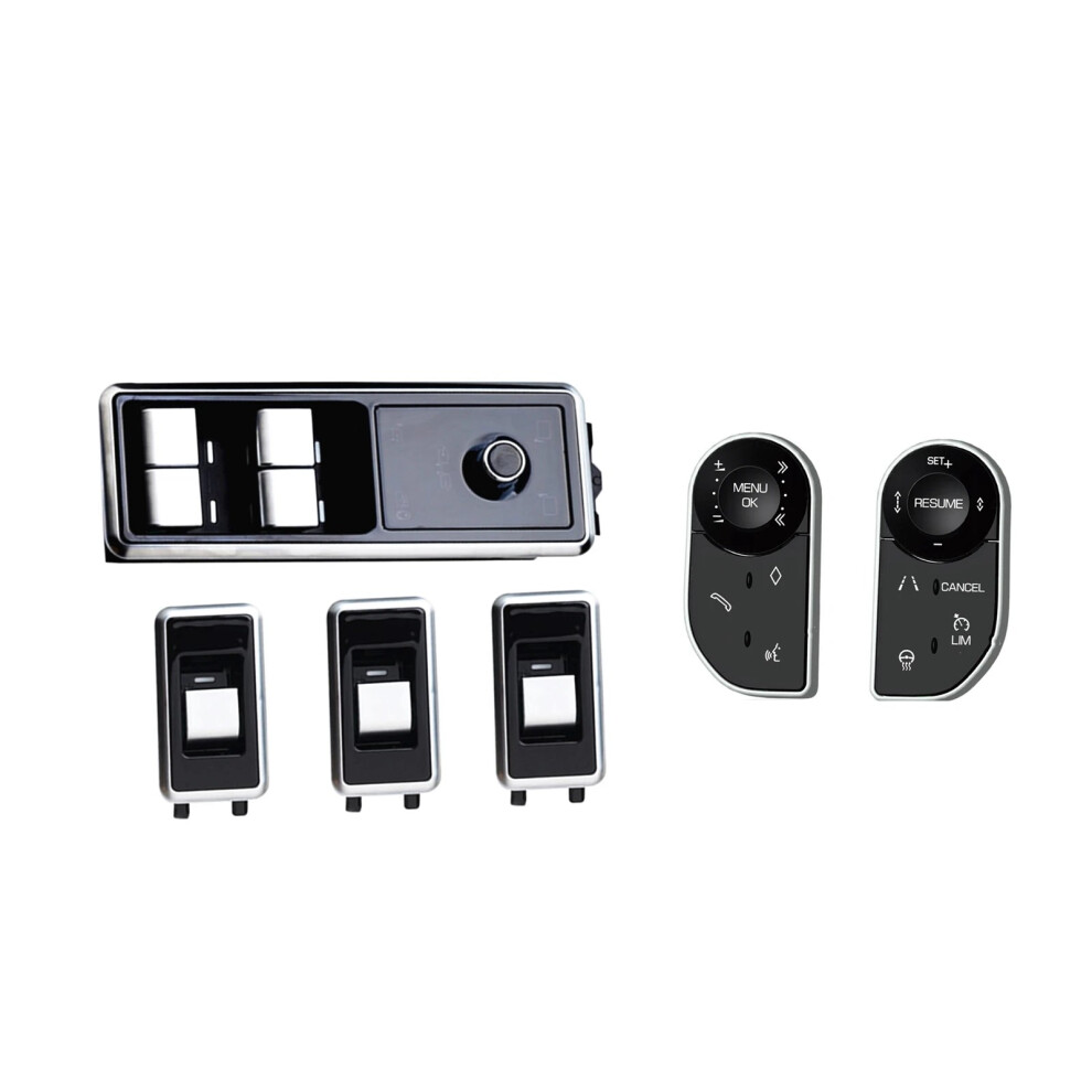 Land Rover Range Rover L405/Sport L494/Discovery 5 L462 Digital Window Control Switch Retrofit Kit (2013-2017) 744110664522