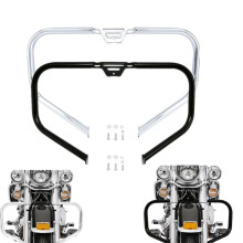 Premium Crash Guard Bar for Harley Softail Deluxe, Slim FLSL, Street Bob FXBB, Fat Boy, Sport Glide, and Low Rider Models