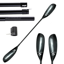Premium Customizable Carbon Fiber Kayak Paddle with Adjustable Aluminum Adjuster