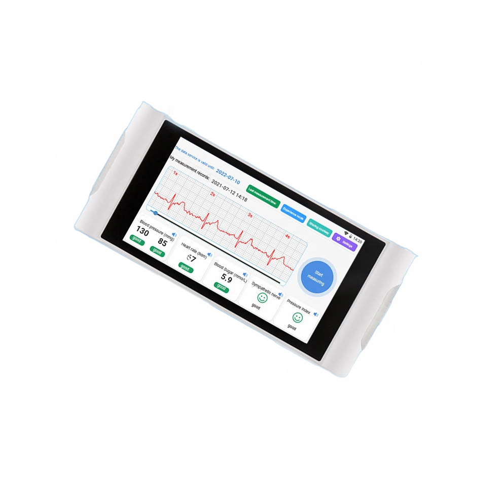 Smart Non-Invasive Glucose & Blood Pressure Monitor with ECG Functionality - Needle-Free & Rapid Measurements