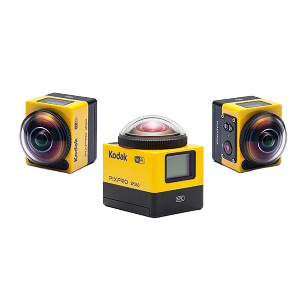 Kodak Pixpro Sp360 4K Sports Action Camera - 360Ã Panoramic Video, 1080P Hd, Wifi & Nfc, Ios Compatible, Anti-Shake Technology 705353346798