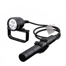 Powerful 150m Underwater Dive Torch with L2 Split-Type Canister and 122m Line for Scuba Diving