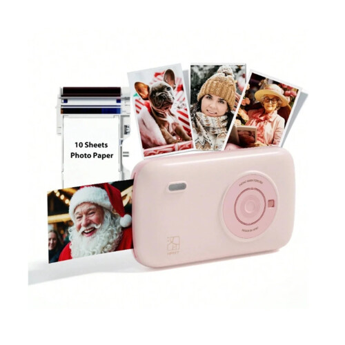 Compact Wireless 2x3 Mini Color Photo Printer for Smartphones (iOS & Android)