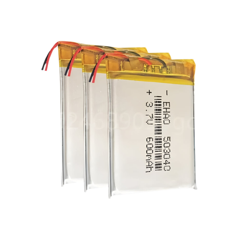 High-Capacity 600Mah 3.7V Lipo Battery For Mp3/Mp4/Mp5, Gps, Bluetooth Headsets, And More 313094974929