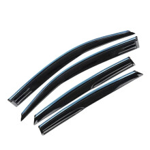 Toyota RAV4 Side Window Deflectors (2006-2018) - Acrylic Black Wind & Rain Guards