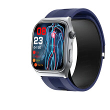 2025 NFC Precision Health Smartwatch: Blood Pressure & Glucose Monitoring with Air Pump Airbag & Bluetooth Calling