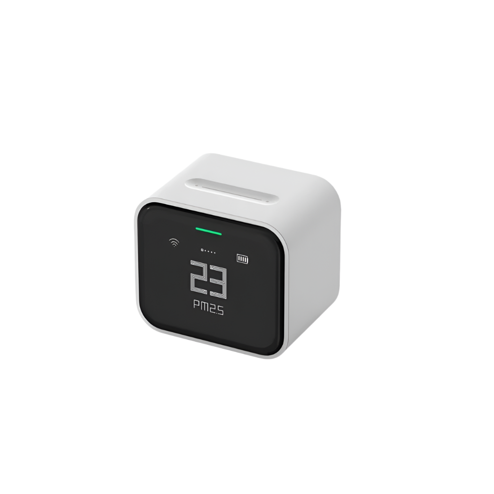 Qingping Smart Air Quality Monitor: Co2, Temperature & Humidity Sensor With Lcd Display - Compatible With Mijia App For Home Automation 7445024822833