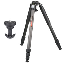 Carbon Fiber Heavy Duty 63 Tripod Stand with 75mm Bowl Adapter for Cameras & Mobile Phones