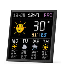 Pixoo 64 WiFi Pixel Art Display - 64x64 LED Panel with App Control for Gaming Room Decor