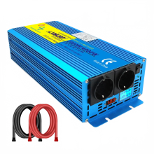 High-Power Pure Sine Wave Car Inverter: DC 12V to AC 220V Voltage Converter, 3000W/4000W/5000W with EU Plug - Perfect for Auto and Solar Systems